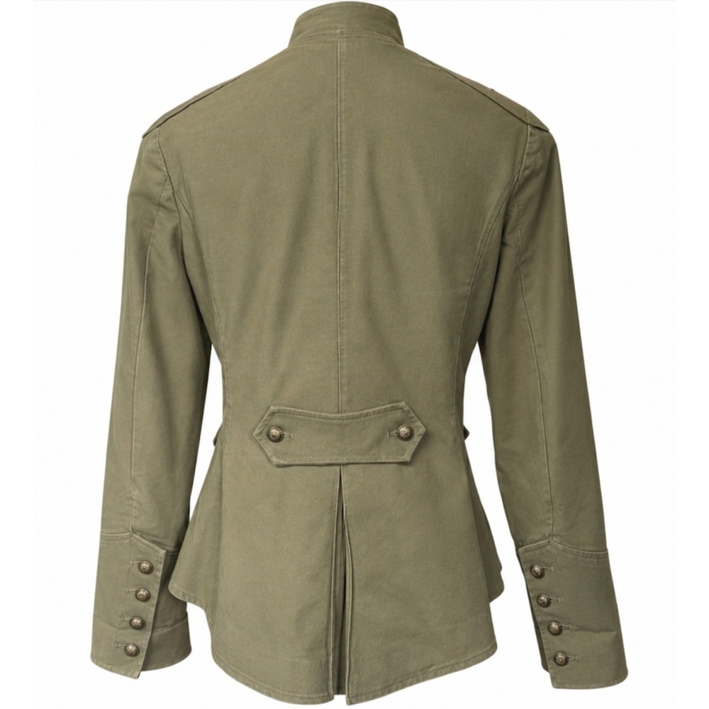 Apostrophe Military Band Officer Parade Jacket Gold Crest Buttons Indie 12 - Picture 2 of 15